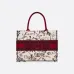 New Dior AAA+ Handbag Dior Chinese Valentine's Book Tote canvas tote embroidered Graffiti tote bag #99116984