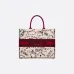 New Dior AAA+ Handbag Dior Chinese Valentine's Book Tote canvas tote embroidered Graffiti tote bag #99116984