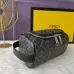 Fendi Cylinder cosmetic bag with handle and double zipper bag #A26243