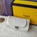 Fendi Cylinder cosmetic bag with handle and double zipper bag #A26243