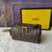 Fendi Cylinder cosmetic bag with handle and double zipper bag #A26243