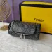 Fendi Cylinder cosmetic bag with handle and double zipper bag #A26243