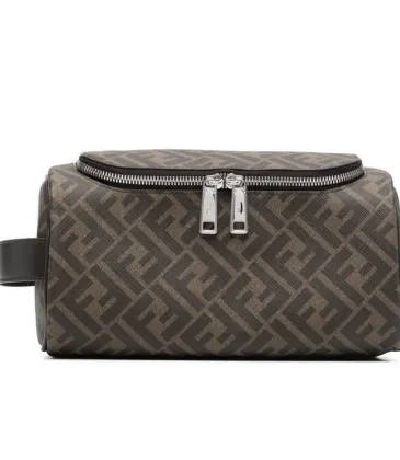 Fendi FF pattern calf leather wash bag #A39792