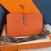 HERMES Dogon Duo Cowhide Coin Purse Wallets #999936737