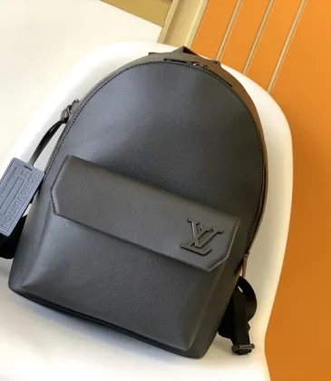 Louis Vuitton Black Backpack 1:1 Quality #999932996