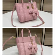 New handbag MCM  good quality mini pink Lovely bag  #A22917