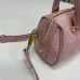 New handbag MCM  good quality small pillow  pink Lovely bag  #A22919