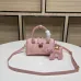 New handbag MCM  good quality small pillow  pink Lovely bag  #A22919