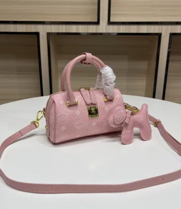 New handbag MCM  good quality small pillow  pink Lovely bag  #A22919