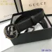 Gucci AAA+ Leather Belts for Men W4cm #9129697