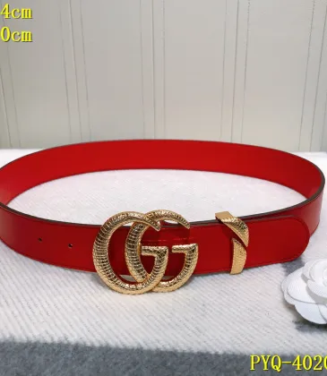 Men's Gucci AAA+ Leather Belts 4cm #9124272