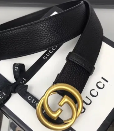 Gucci 1:1 GG 2.0cm New classic embossed leather belt  for women #9121713