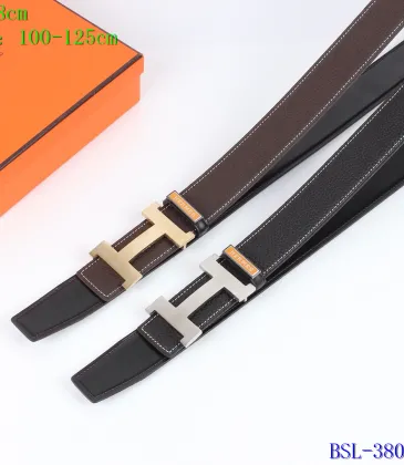 HERMES AAA+ Leather Belts W3.8cm #9129497