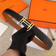 HERMES AAA+ Leather reversible Belts W3.2cm #9129545