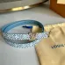 Women's Louis Vuitton AAA+ Leather Belts 2cm #A33434