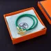 HERMES leather cord bracelet Jewelry #9999921567