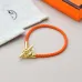 HERMES leather cord bracelet Jewelry #9999921580