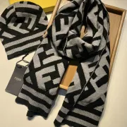 Fendi Wool knitted Scarf and cap #999909594