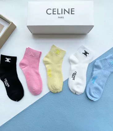 CELINE socks (5 pairs) #A24153