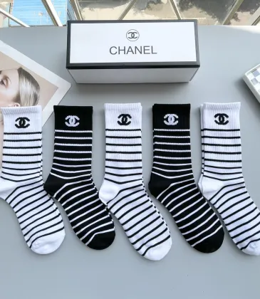 Chanel socks (5 pairs) #A41956