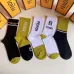 High quality  classic fashion design cotton socks hot sell brand FENDI socks for  women and man 5 pairs #999930304