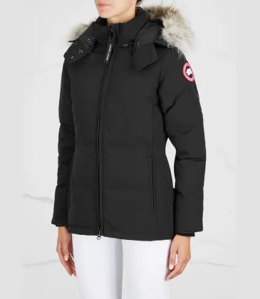 Canada Goose Chelsea black fur-trimmed Arctic-Tech parka For Women #999929224