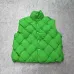 BV Woven Unisex Down Vests Green/Black/Skyblue #999930816