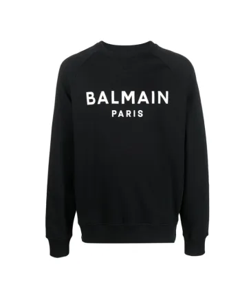 Balmain Pairs Hoodie Black #A44484