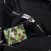 Bape Pink green tooth print double hoodie #99117334