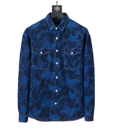 Louis Vuitton Denim Shirt Jackets for MEN #A26521