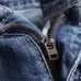 2021 new men's jeans blue stretch European and American personality zipper decoration jeans trendy men #99905875