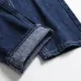 2021 new men's jeans blue stretch European and American personality zipper decoration jeans trendy men #99905875