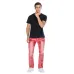 Nostalgic ripped motorcycle jeans Jeans for Men's Long Jeans #99905849