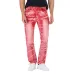 Nostalgic ripped motorcycle jeans Jeans for Men's Long Jeans #99905849