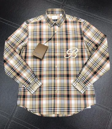 Burberry Shirts for Burberry Men's AAA+ Burberry Long-Sleeved Shirts #999915184