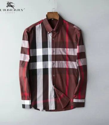 Burberry Shirts for Men's Burberry Long-Sleeved Shirts #9125017