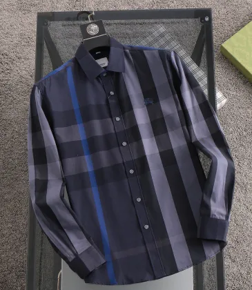 Burberry Shirts for Men's Burberry Long-Sleeved Shirts #A29098