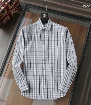 Burberry Shirts for Men's Burberry Long-Sleeved Shirts #A29126