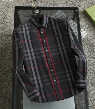 Burberry Shirts for Men's Burberry Long-Sleeved Shirts #A29133