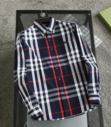 Burberry Shirts for Men's Burberry Long-Sleeved Shirts #A29135