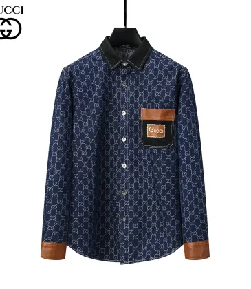 Gucci shirts for Gucci long-sleeved shirts for men #A30937