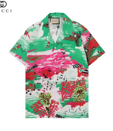 Gucci shirts for Gucci short-sleeved shirts for men #999925254