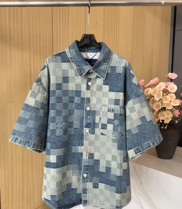 Louis Vuitton Shirts for Louis Vuitton Short sleeve shirts for men #A40226