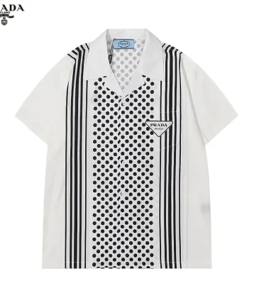 Prada Shirts for Prada Short-Sleeved Shirts For Men #999924513