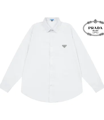 Prada Shirts for Prada long-sleeved shirts for men #A44072