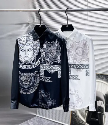 Versace Shirts for Versace Long-Sleeved Shirts for men #A36989