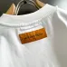 Louis Vuitton AAA Letter Embroidered T-Shirts for Men' Polo Shirts #A33202