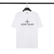 Stone Island T-Shirts for Men White/Black #A25383