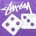 Stussy Dice Print Unisex Short Sleeve T-shirt #A33171