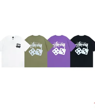 Stussy Dice Print Unisex Short Sleeve T-shirt #A33171